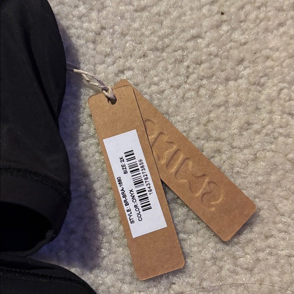 Skims BNWT Wrap Bralette Onyx - Picture 3 of 3